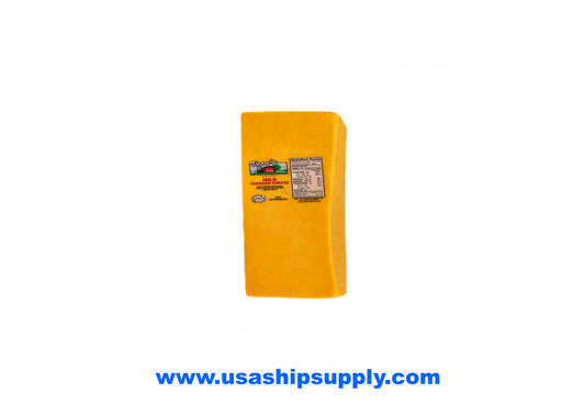 Naturally Aged Mild Cheddar Cheese - 10 lb. Solid Block