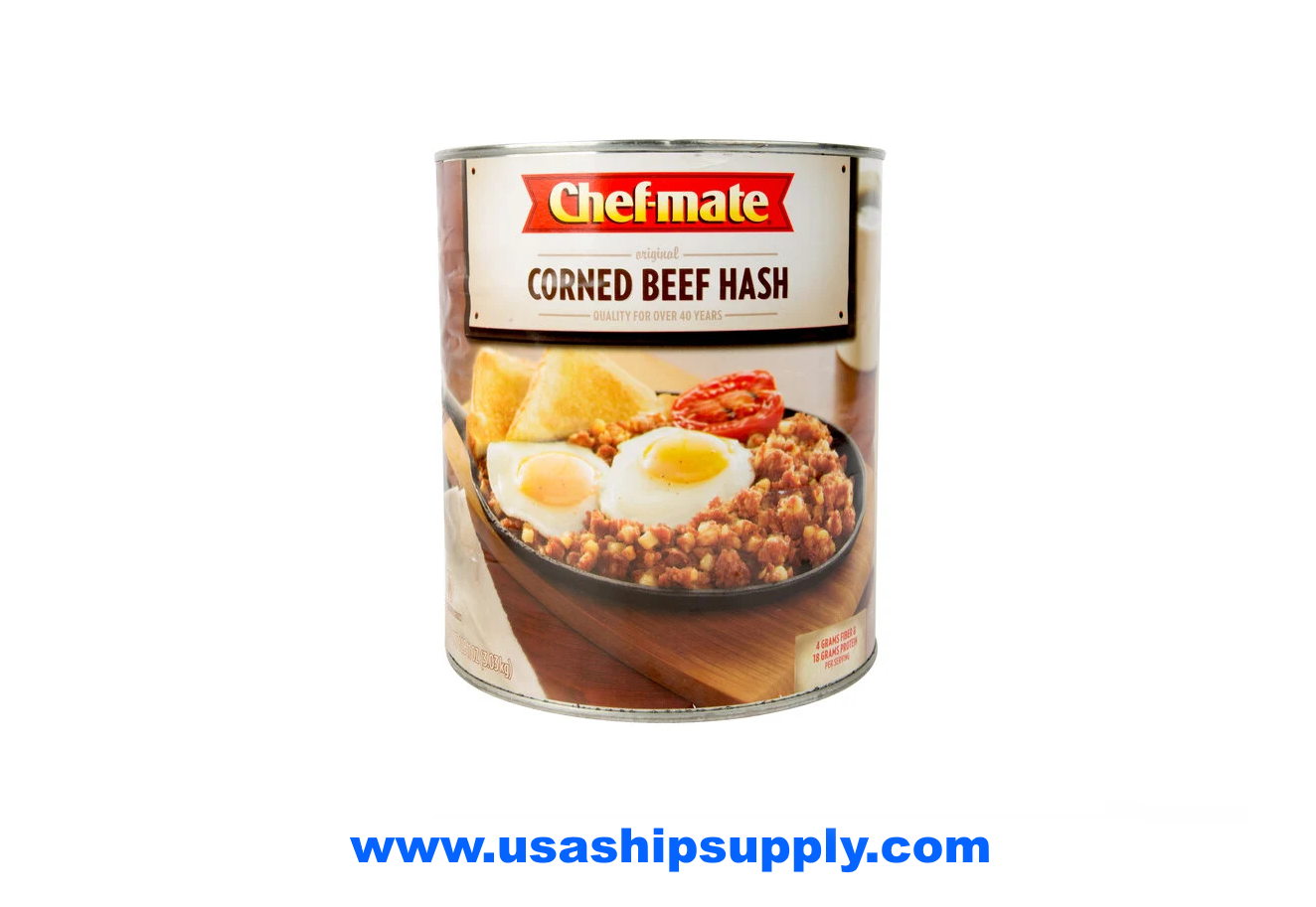 Chef-Mate #10 Can Corned Beef Hash - 6/Case