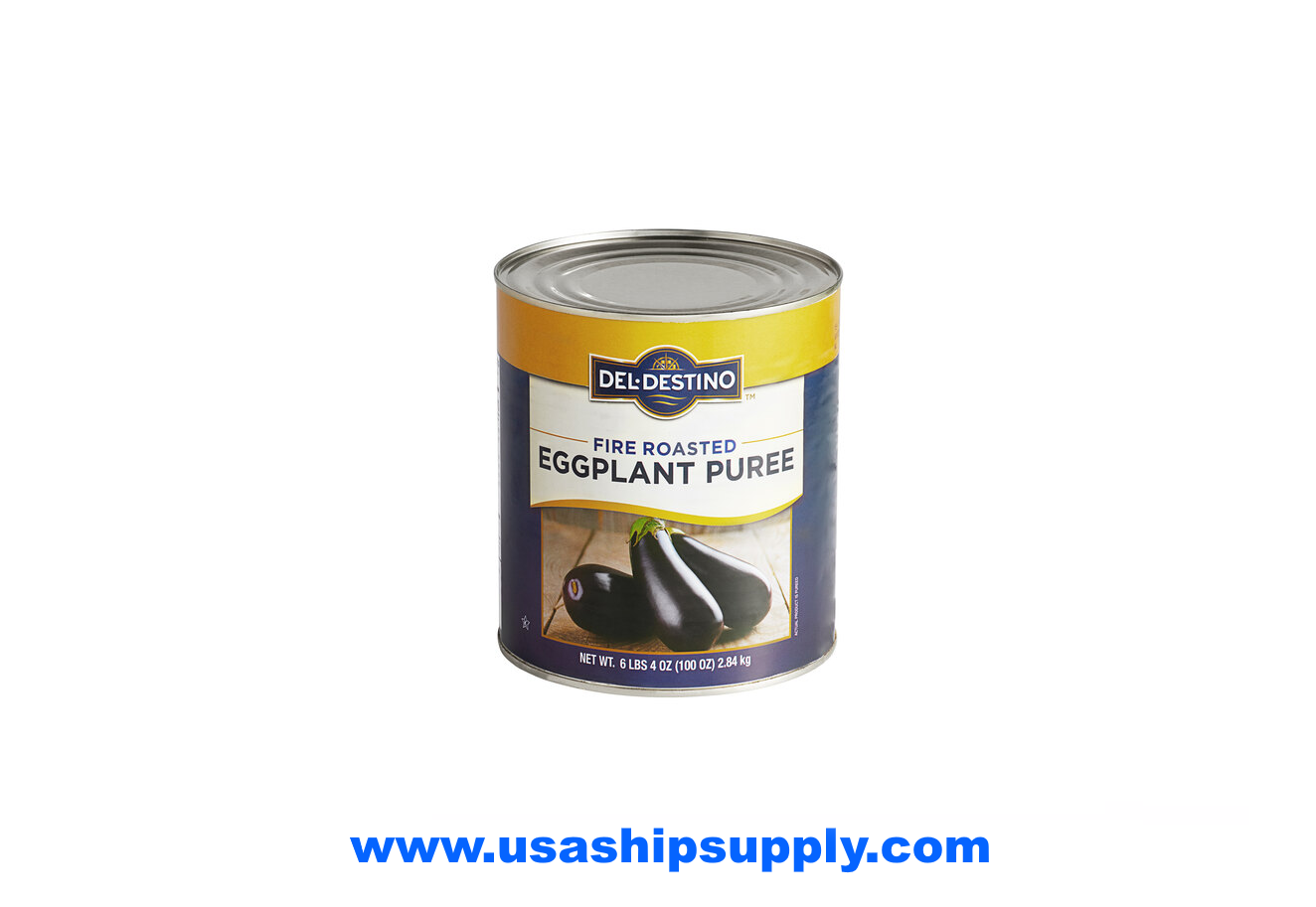 Can Roasted Eggplant Pulp/Puree, #10, 6/Case