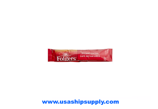 Folgers Classic Roast Instant Coffee Packets, 192pc/Case