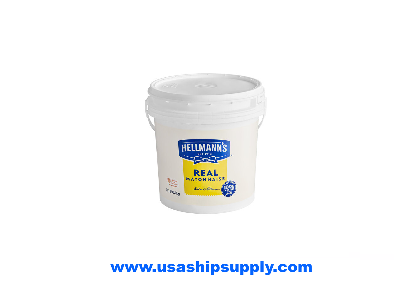 Hellmann's 30 lb. Real Mayonnaise Pail