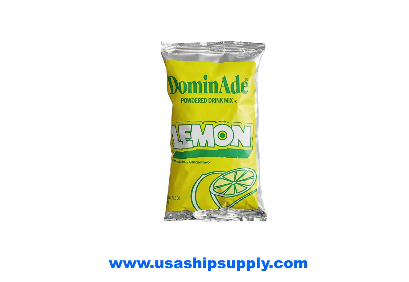 DominAde 21.6 oz. Lemon Drink Mix, 12/Case