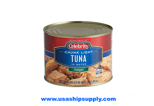 Celebrity 66.5 oz. Tongol Chunk Light Tuna - 6/Case