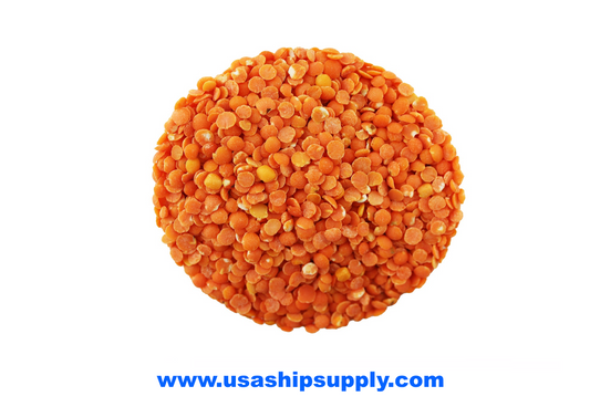 Dried Red Lentil Beans, 20 lb.