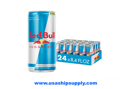 Red Bull Sugar Free Energy Drink 8.4 fl. oz. Can, 24pc/Case