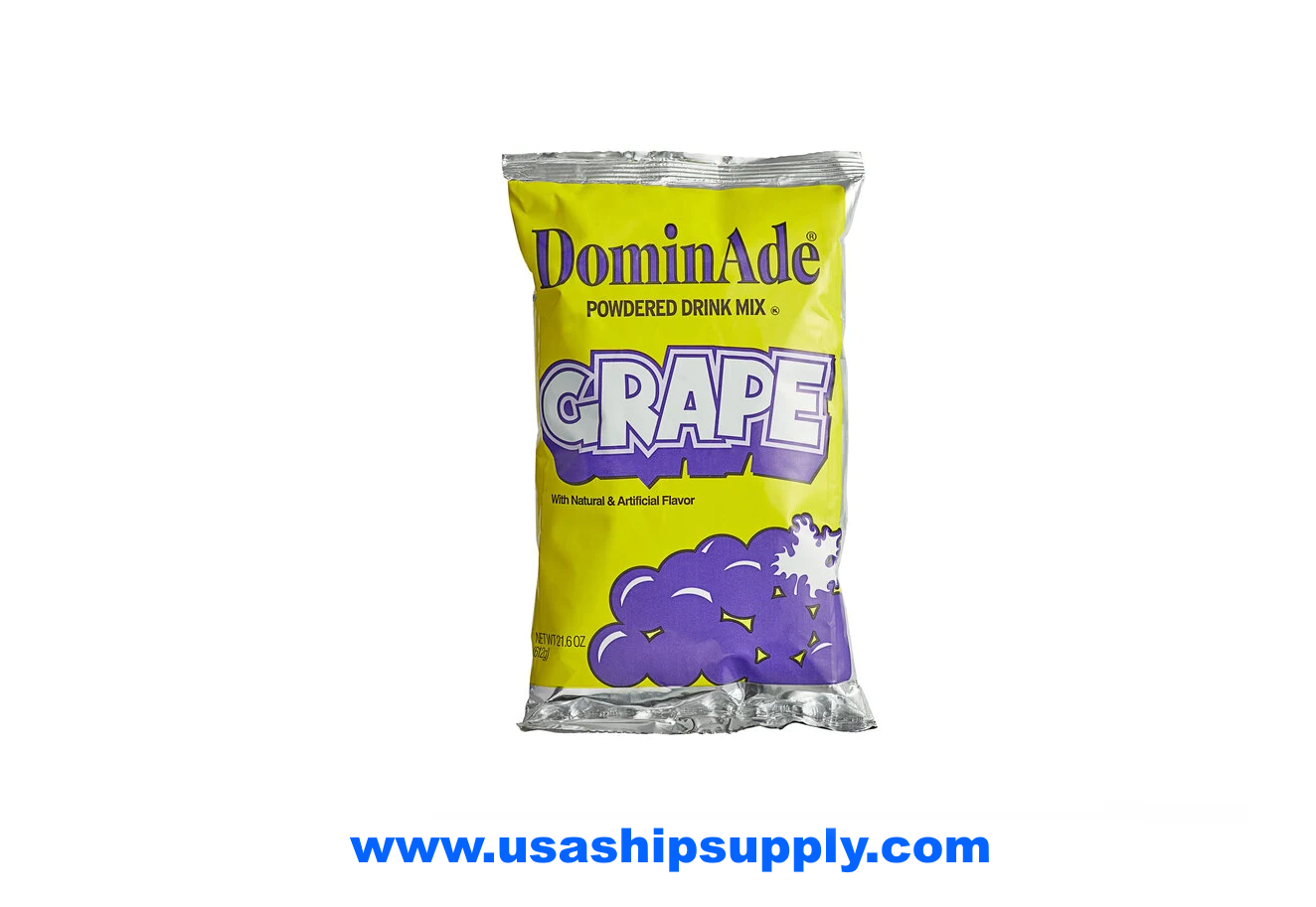 DominAde 21.6 oz. Grape Drink Mix, 12pc/Case