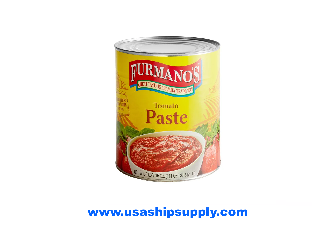 Furmano's Can Tomato Paste, #10, 6/Case